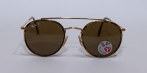 Round Double Bridge Marron Carey/Polarizado Marron