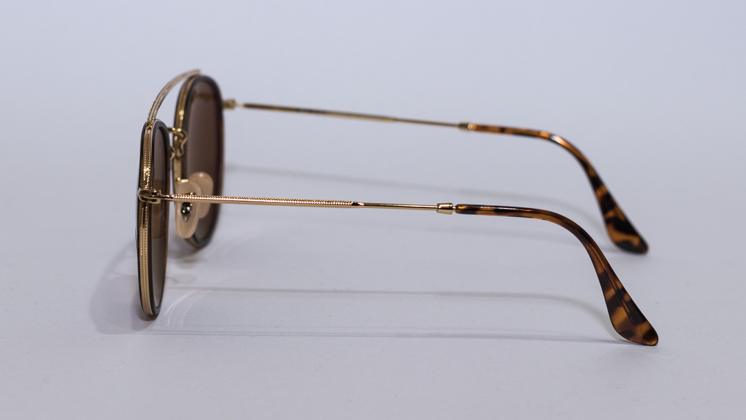 ROUND DOUBLE BRIDGE MARRON CAREY POLARIZADO - MARRON 2